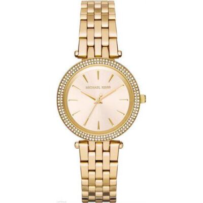 Michael Kors Ladies Mini Darci Gold Watch - MK3430